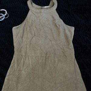 Velvet tan HOLLISTER dress. Size M